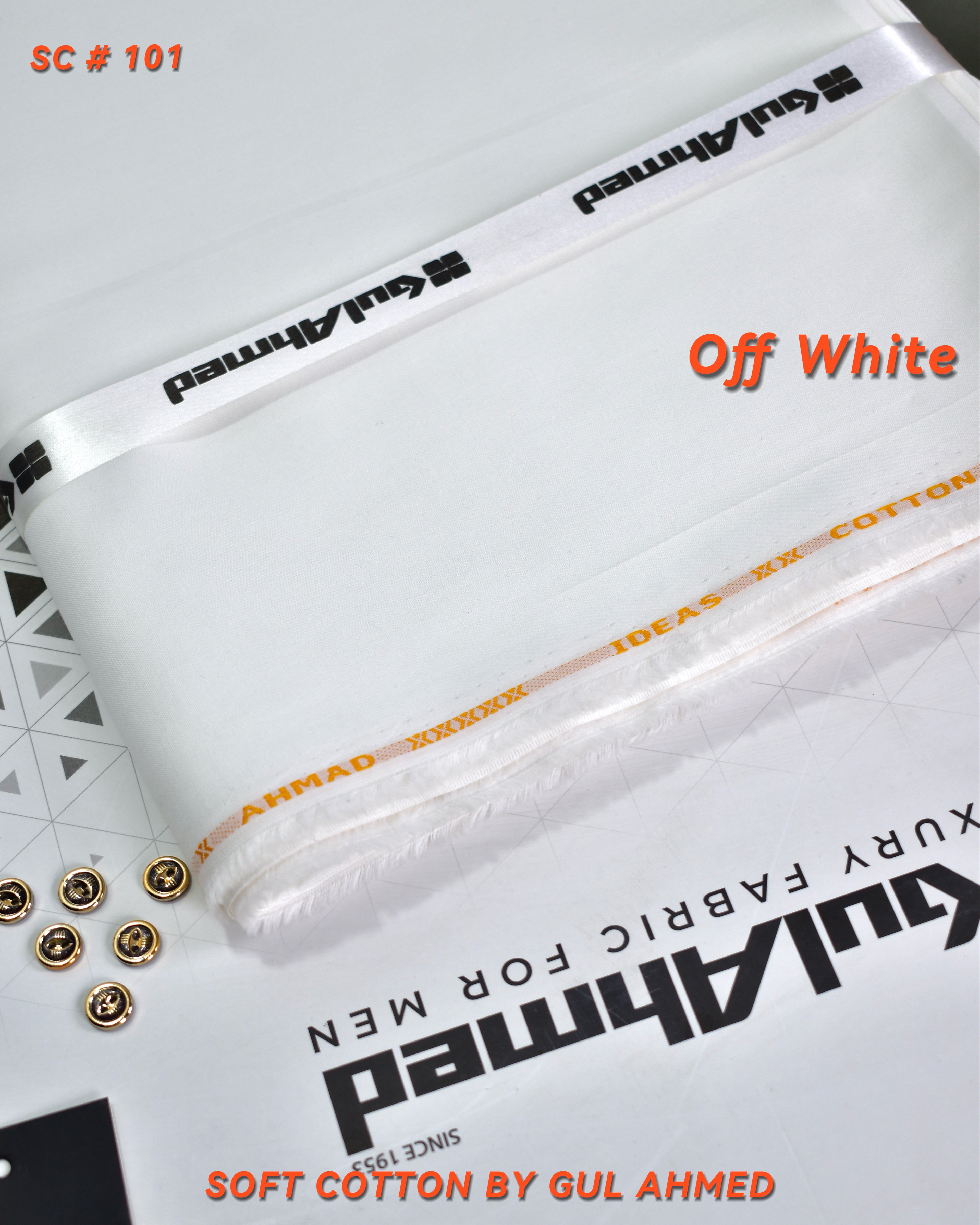 Premium Soft Cotton | Summer Collection- Off White