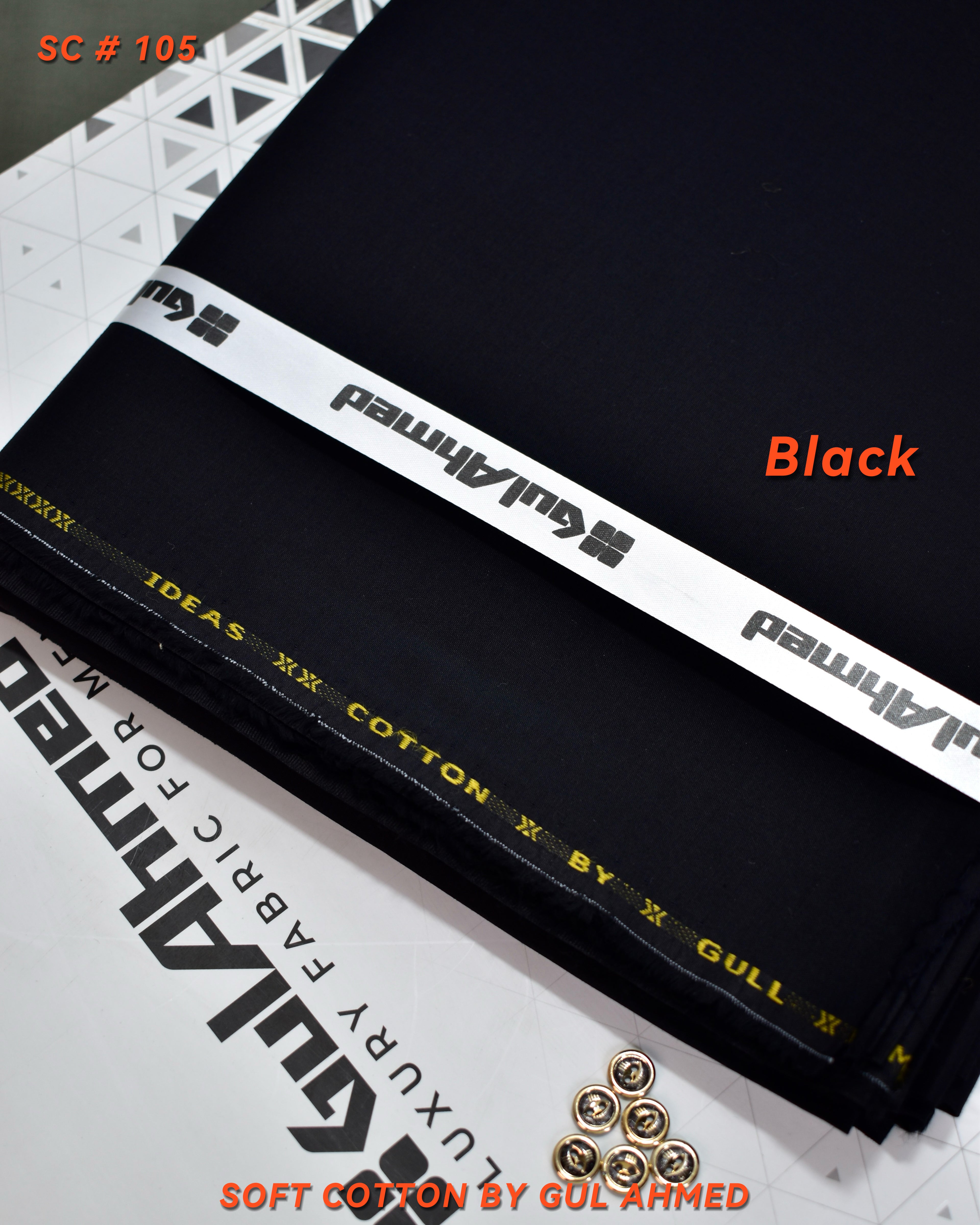 Premium Soft Cotton | Summer Collection- Black