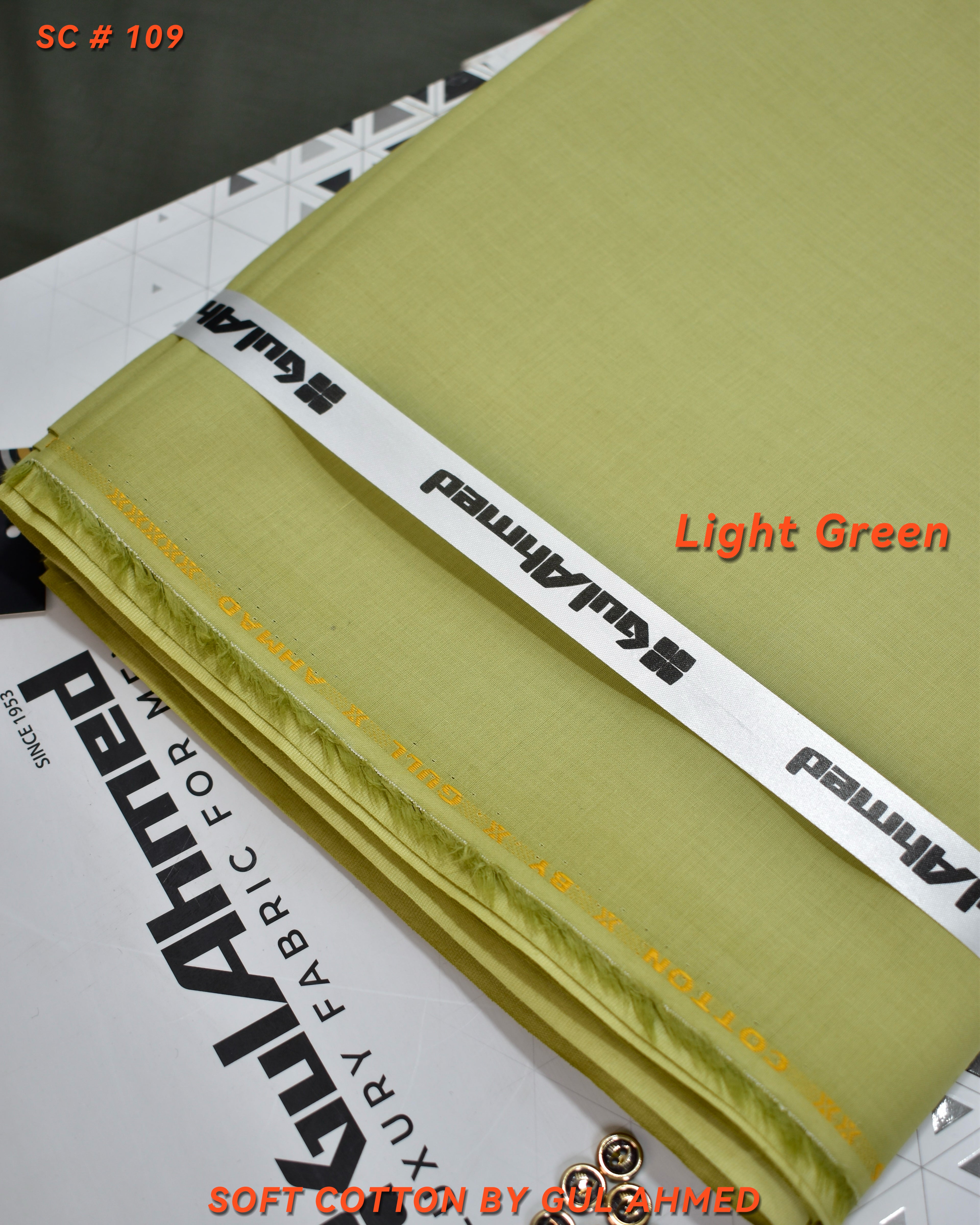 Premium Soft Cotton | Summer Collection- Light Green