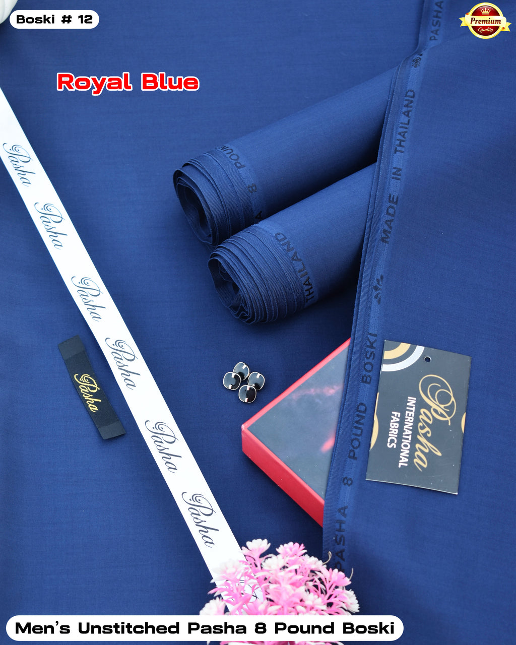 Pasha 8 Pond Boski | 4 Season Unstitched Fabric
