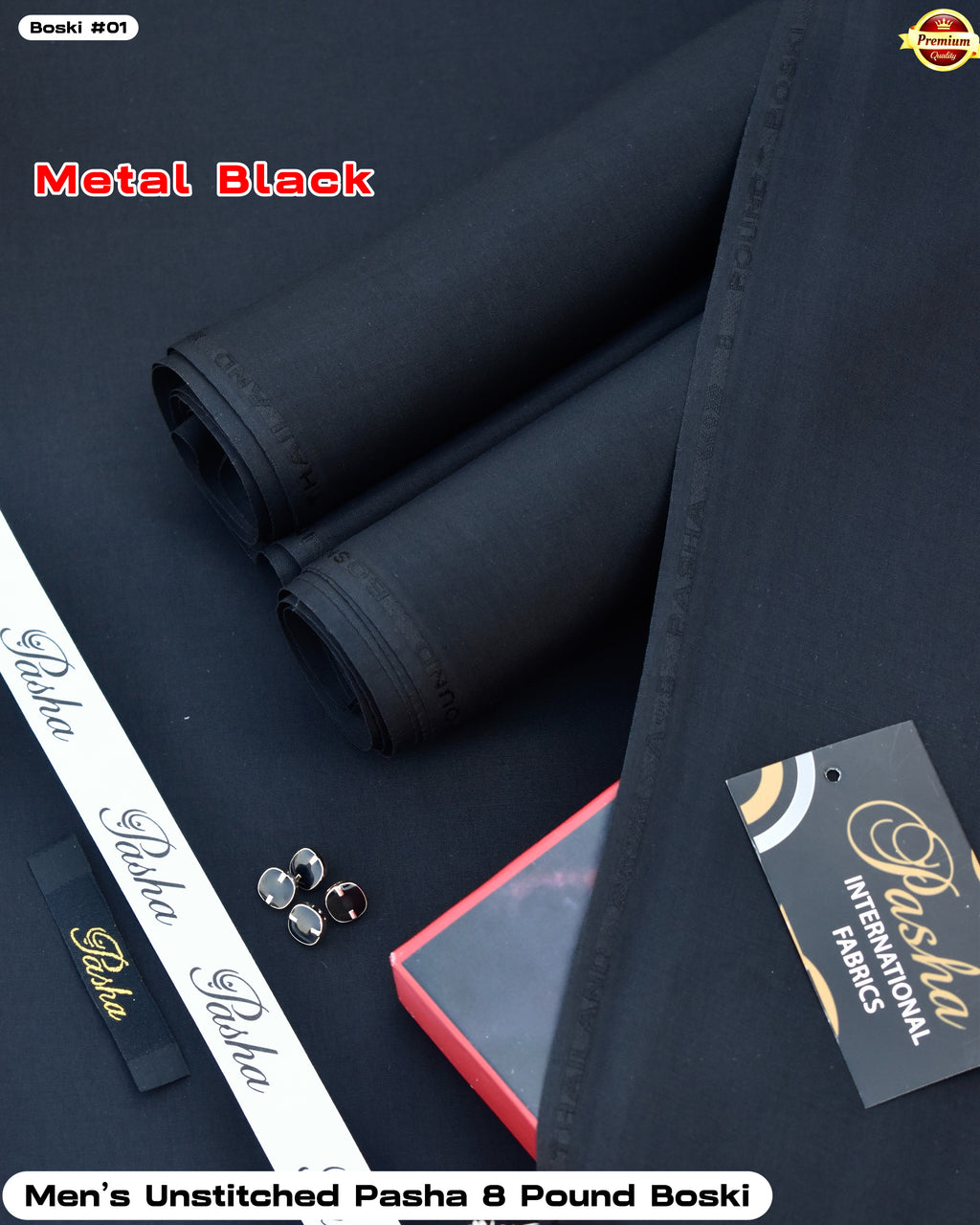 Pasha 8 Pond Boski | 4 Season Unstitched Fabric